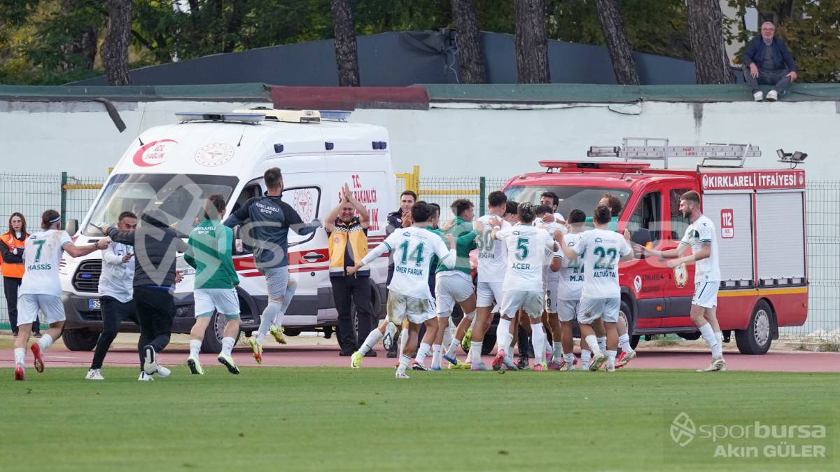 KIRKLARELİ - BURSASPOR MAÇ FOTOĞRAFLARI