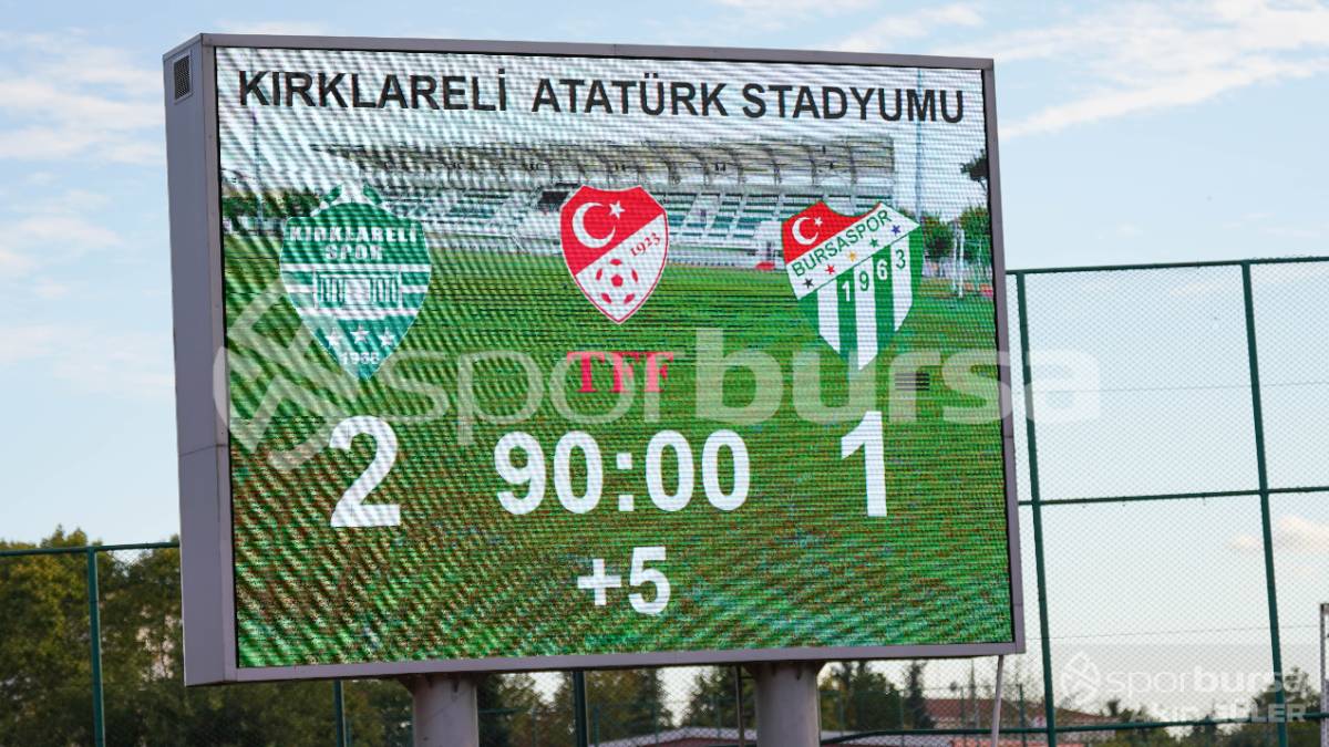 KIRKLARELİ - BURSASPOR MAÇ FOTOĞRAFLARI