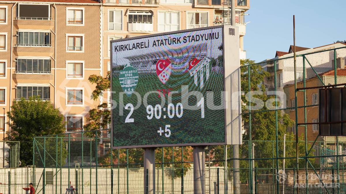 KIRKLARELİ - BURSASPOR MAÇ FOTOĞRAFLARI