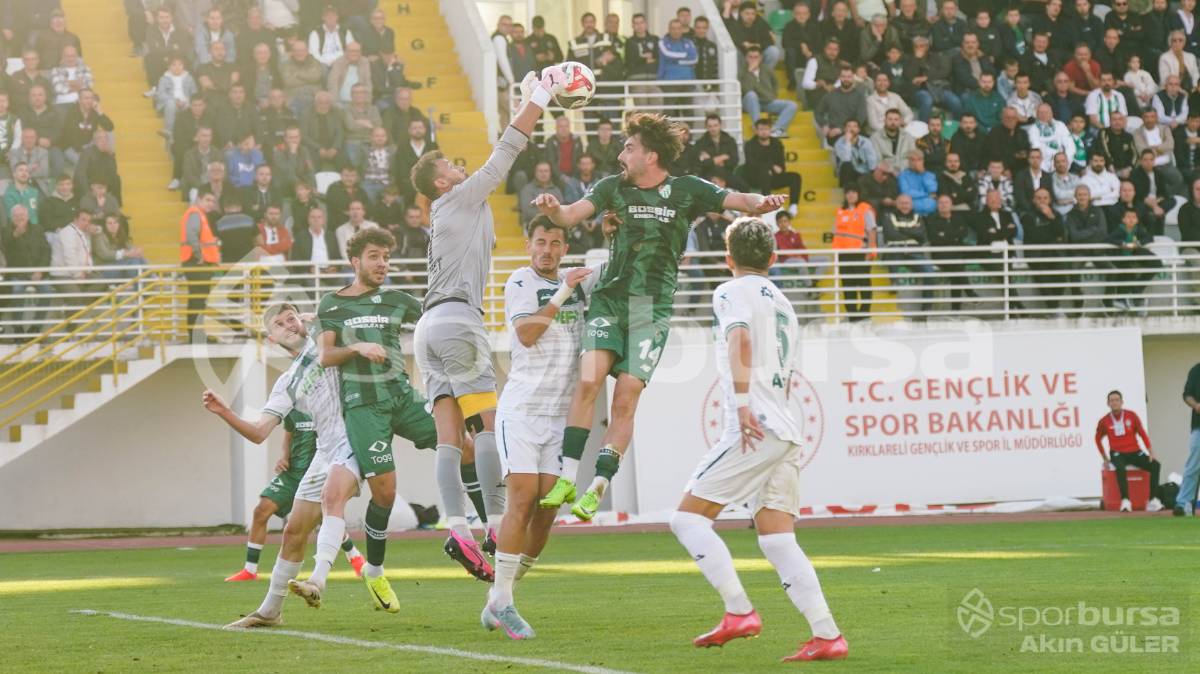 KIRKLARELİ - BURSASPOR MAÇ FOTOĞRAFLARI