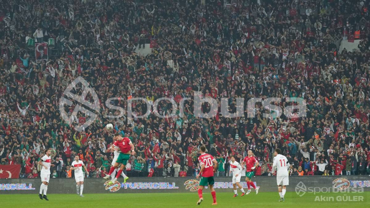 TÜRKİYE - BULGARİSTAN MAÇ FOTOĞRAFLARI