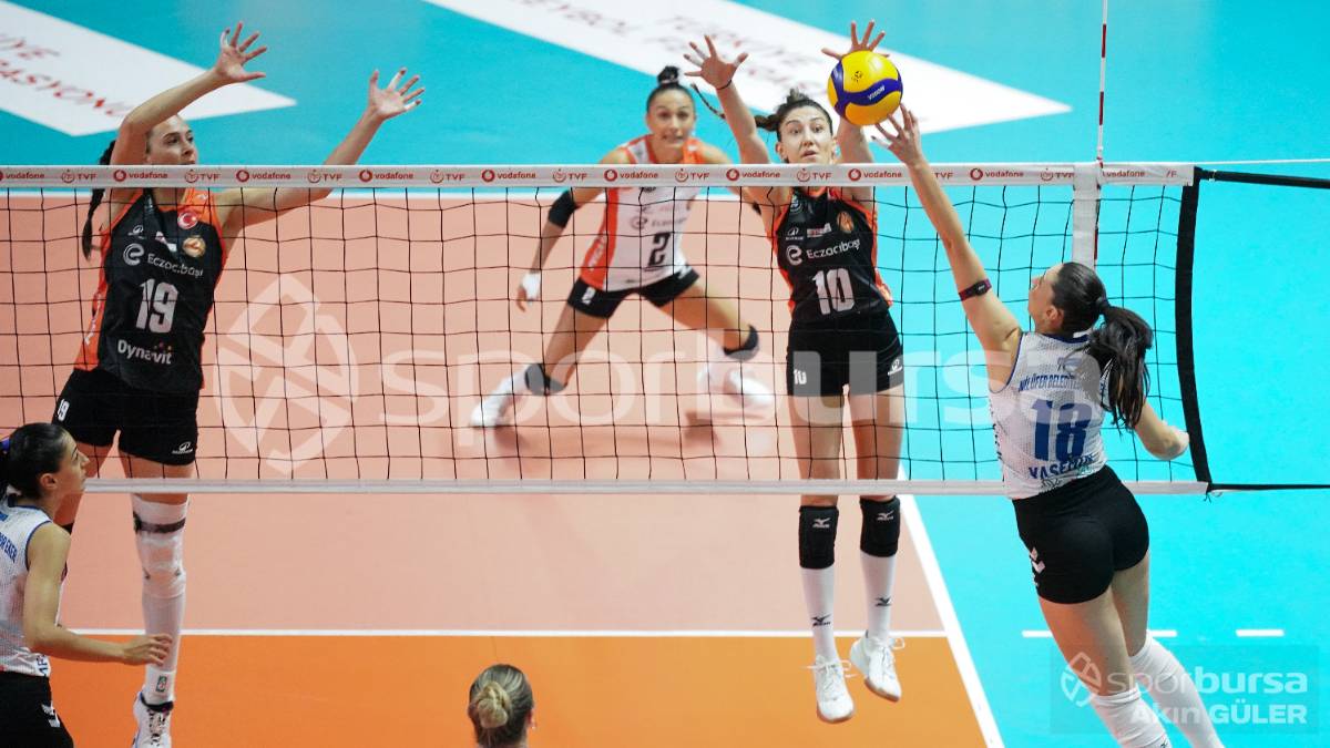 NİLÜFER BELEDİYESPOR EKER - ECZACIBAŞI MAÇI FOTOĞRAFLARI