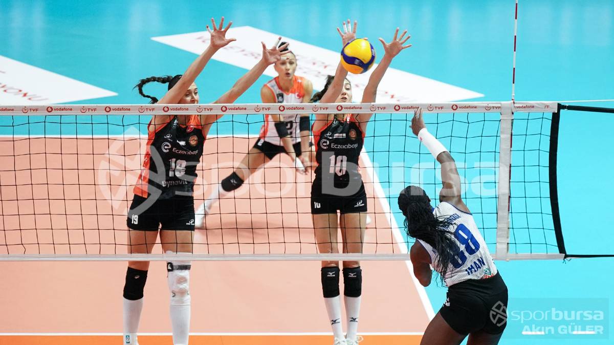 NİLÜFER BELEDİYESPOR EKER - ECZACIBAŞI MAÇI FOTOĞRAFLARI