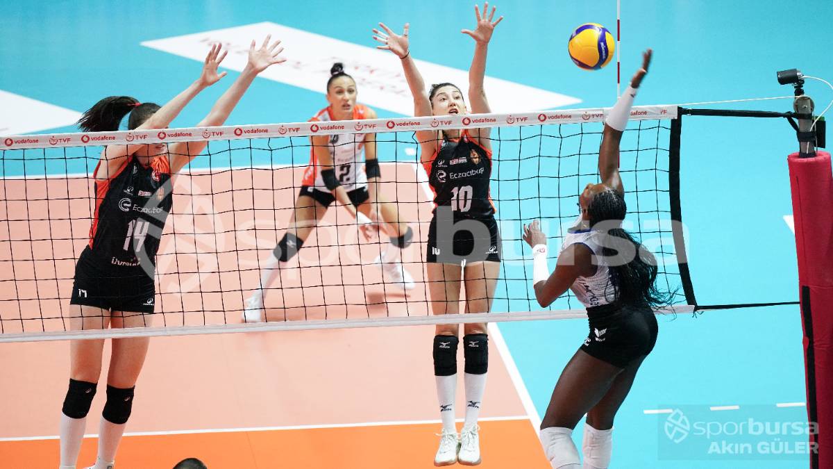 NİLÜFER BELEDİYESPOR EKER - ECZACIBAŞI MAÇI FOTOĞRAFLARI