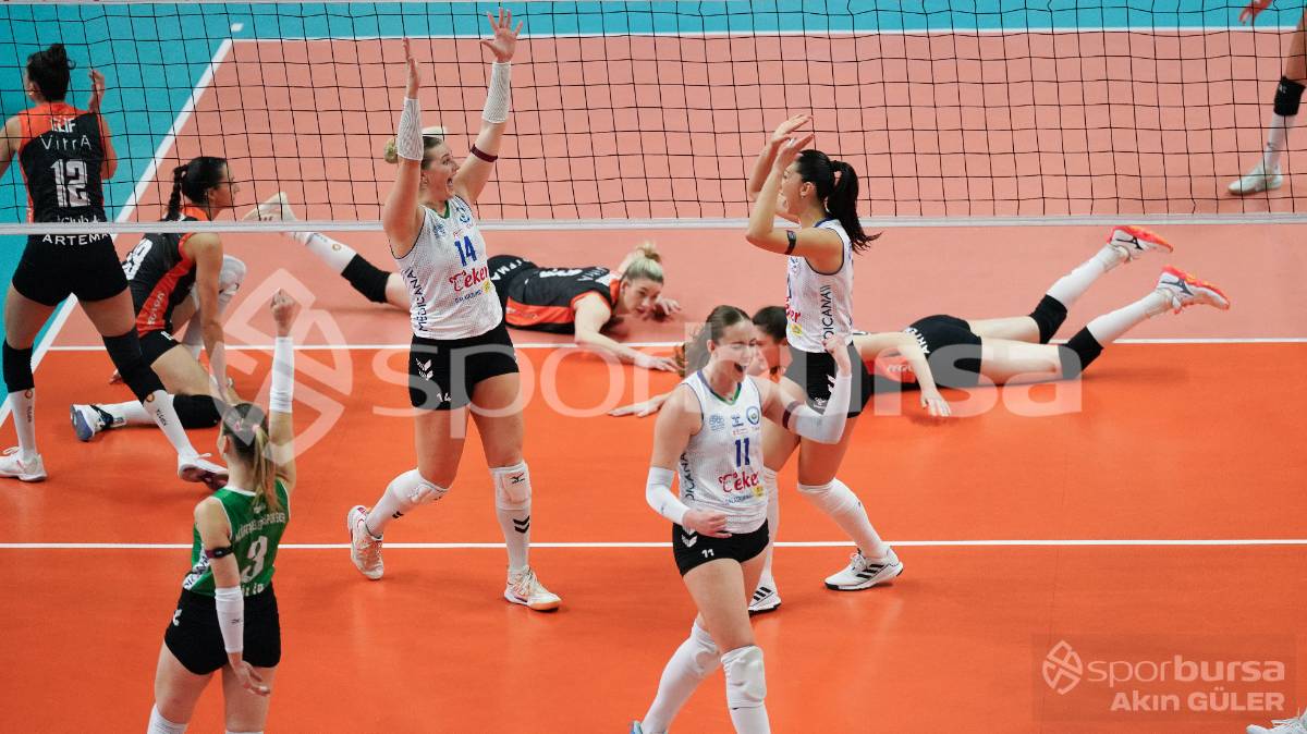 NİLÜFER BELEDİYESPOR EKER - ECZACIBAŞI MAÇI FOTOĞRAFLARI