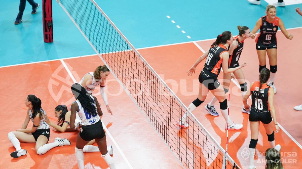 NİLÜFER BELEDİYESPOR EKER - ECZACIBAŞI MAÇI FOTOĞRAFLARI