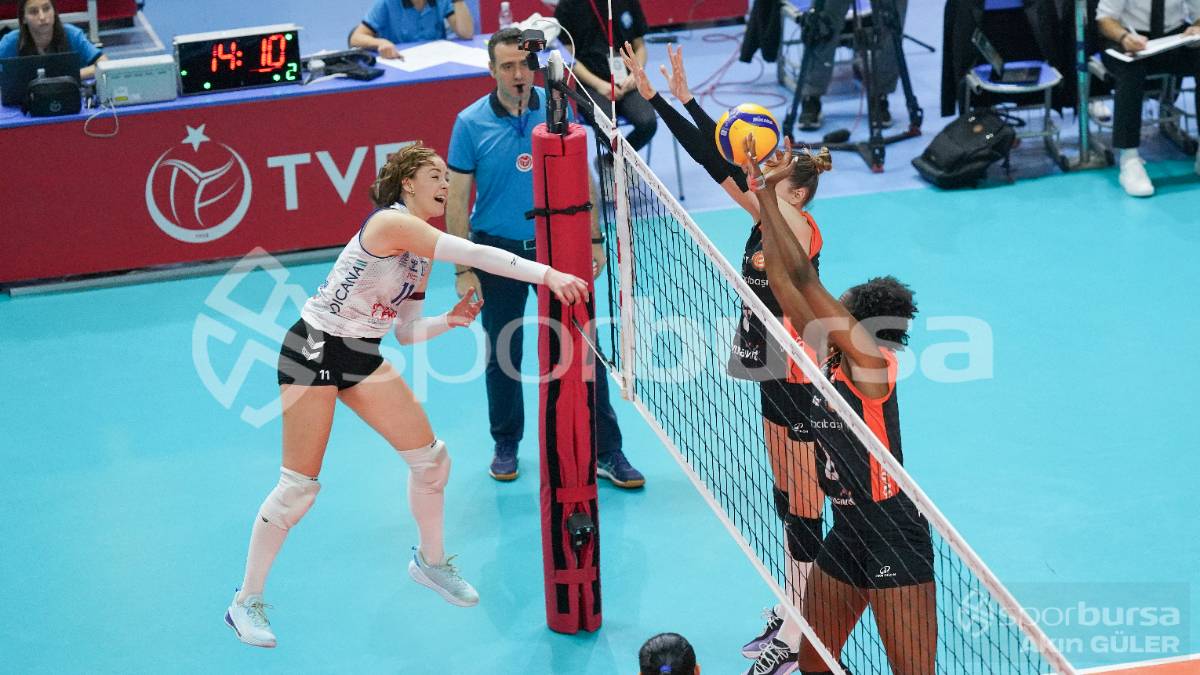 NİLÜFER BELEDİYESPOR EKER - ECZACIBAŞI MAÇI FOTOĞRAFLARI