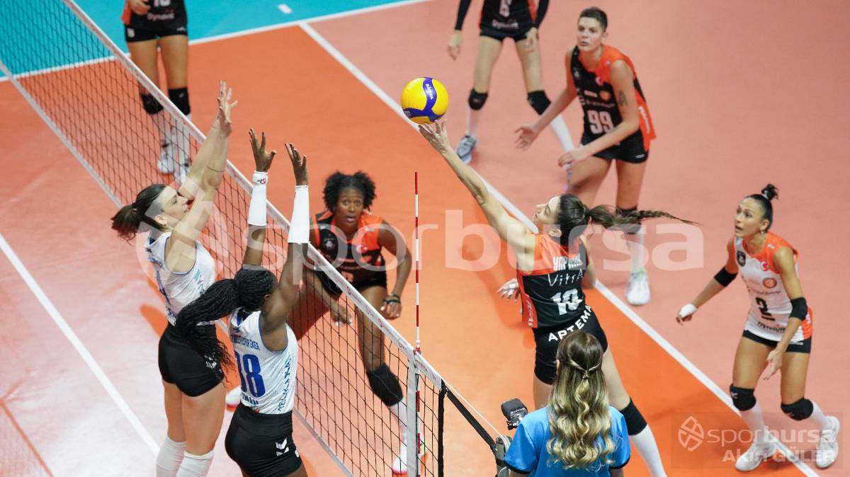 NİLÜFER BELEDİYESPOR EKER - ECZACIBAŞI MAÇI FOTOĞRAFLARI