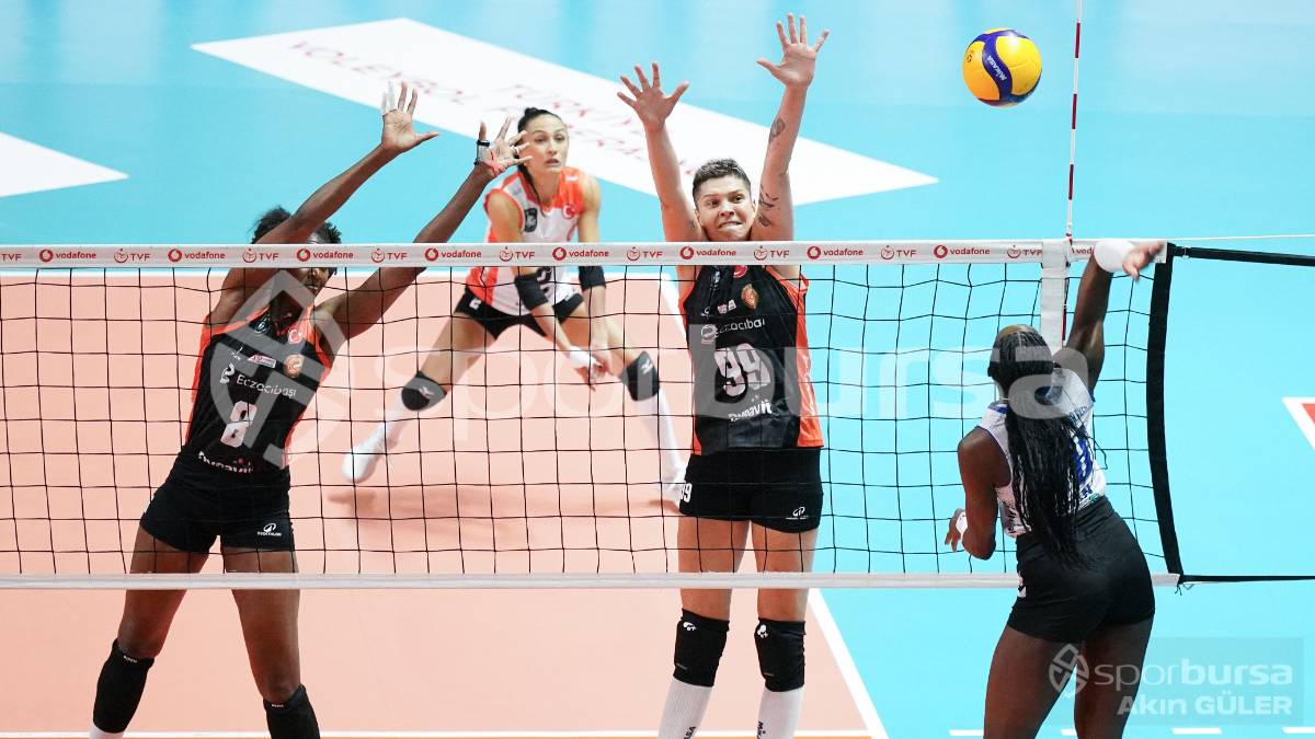 NİLÜFER BELEDİYESPOR EKER - ECZACIBAŞI MAÇI FOTOĞRAFLARI