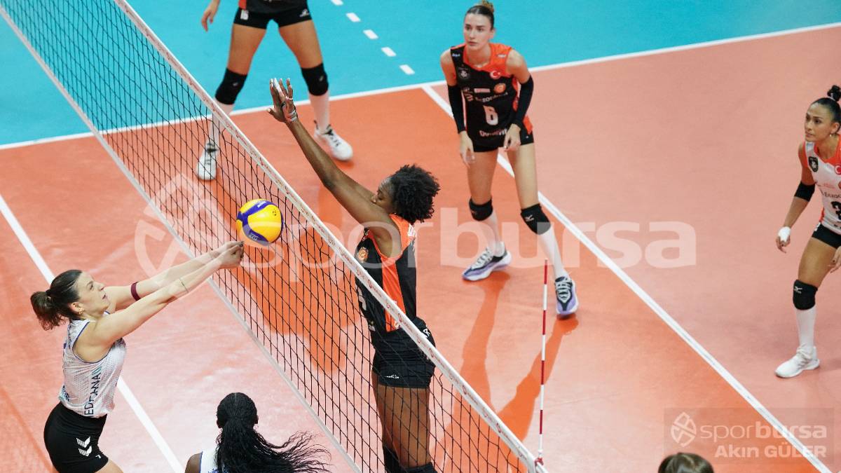 NİLÜFER BELEDİYESPOR EKER - ECZACIBAŞI MAÇI FOTOĞRAFLARI