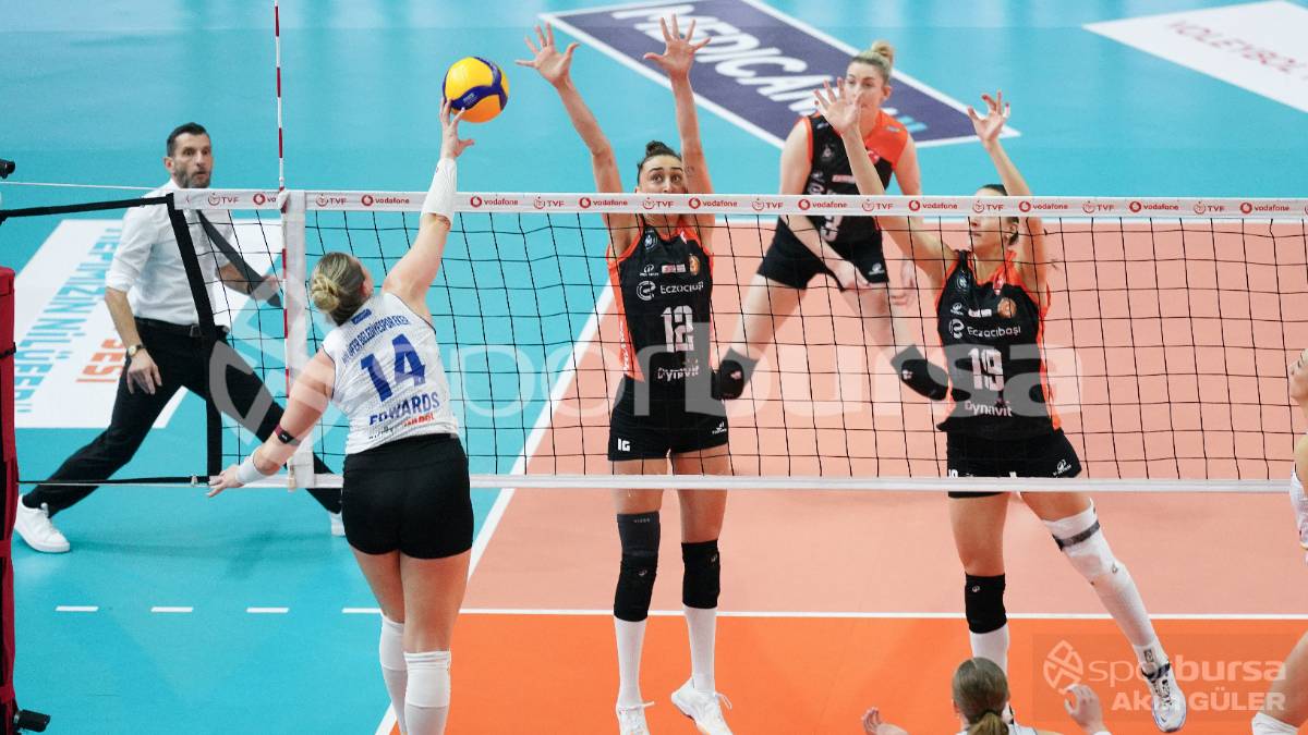 NİLÜFER BELEDİYESPOR EKER - ECZACIBAŞI MAÇI FOTOĞRAFLARI
