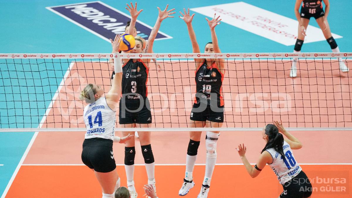 NİLÜFER BELEDİYESPOR EKER - ECZACIBAŞI MAÇI FOTOĞRAFLARI