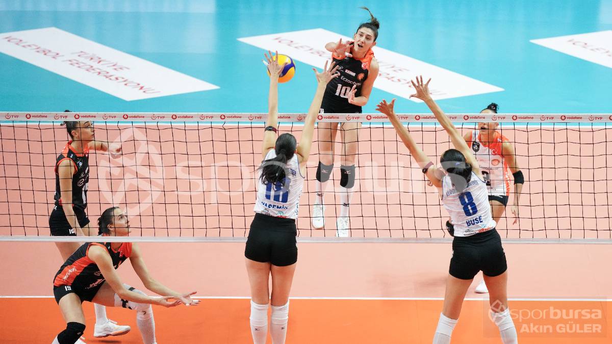NİLÜFER BELEDİYESPOR EKER - ECZACIBAŞI MAÇI FOTOĞRAFLARI