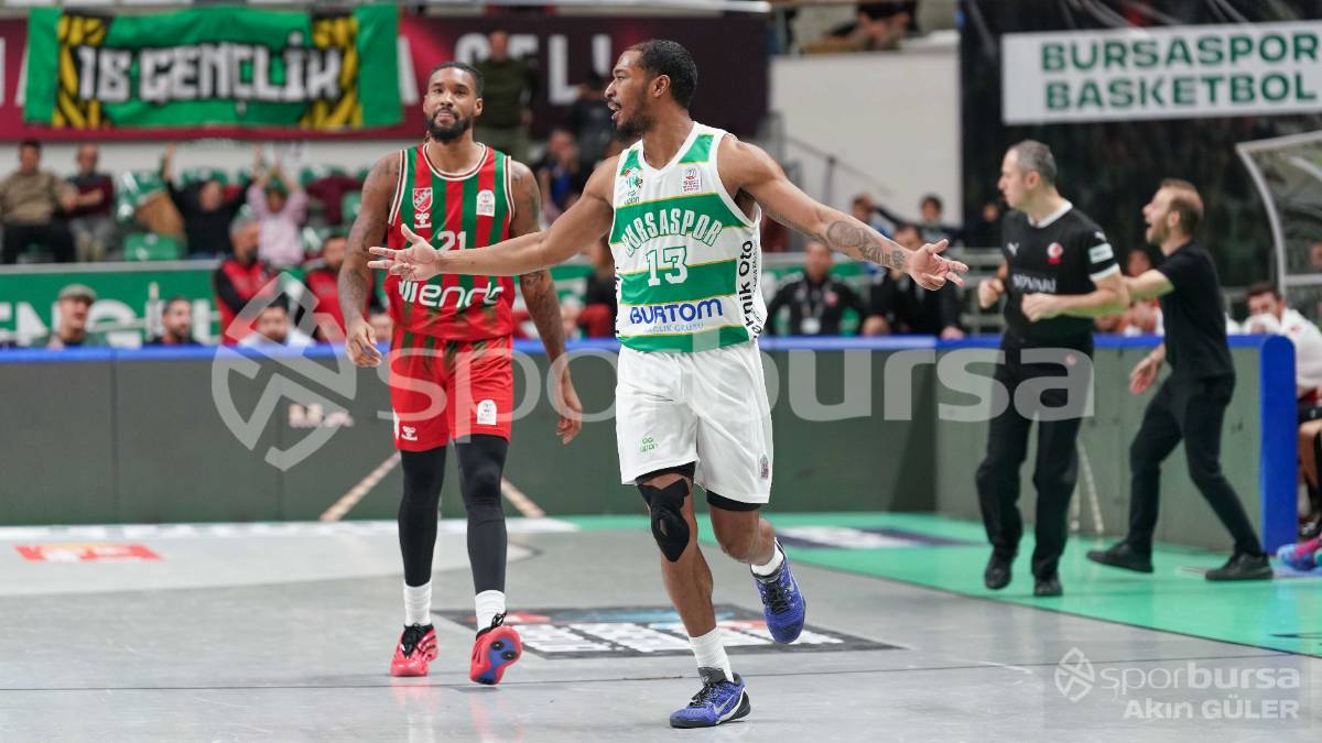BURSASPOR - KARŞIYAKA BASKETBOL MAÇI FOTOĞRAFLARI