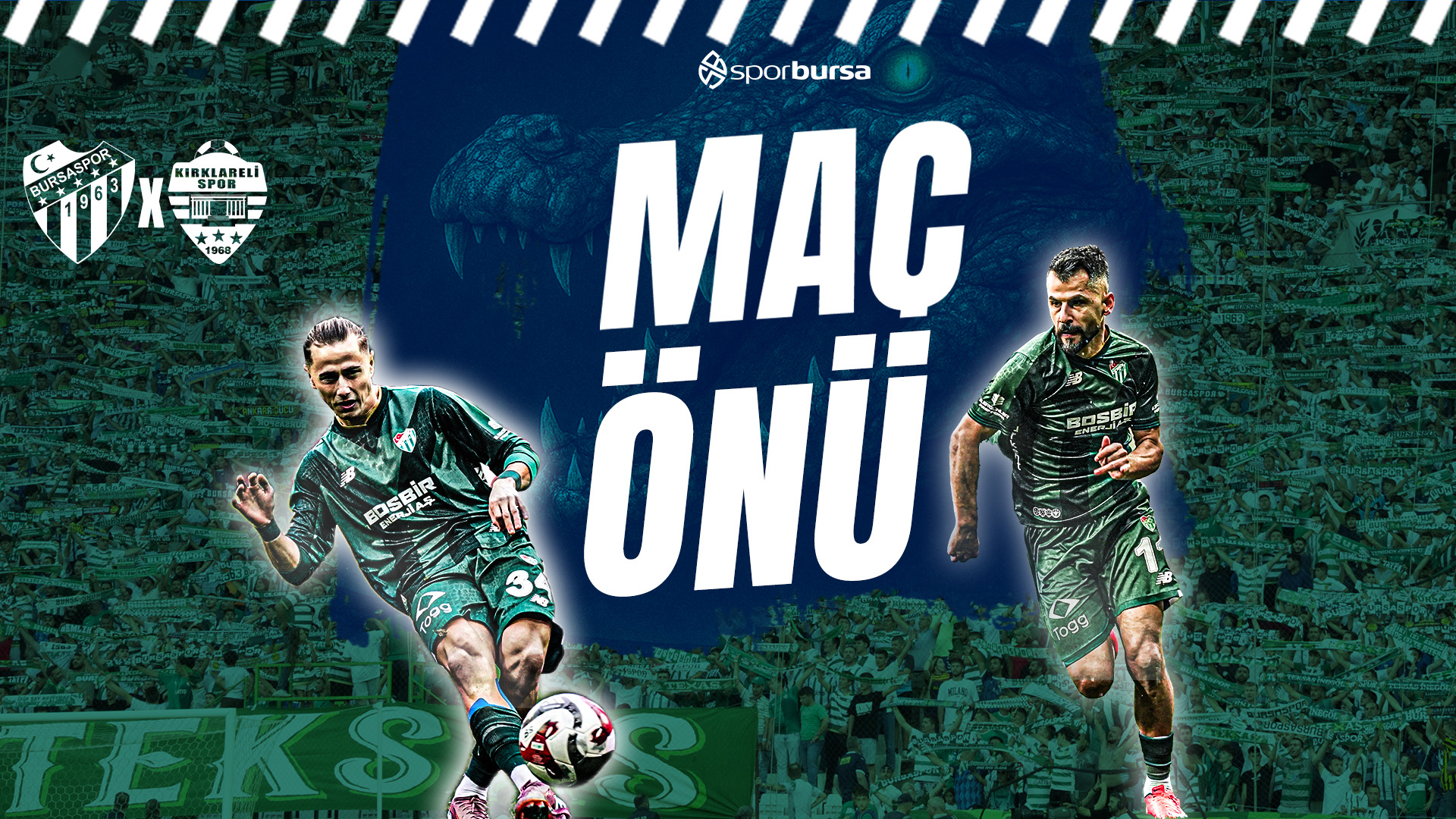 Bursaspor - Kırklarelispor Maç Öncesi Canlı Yayını