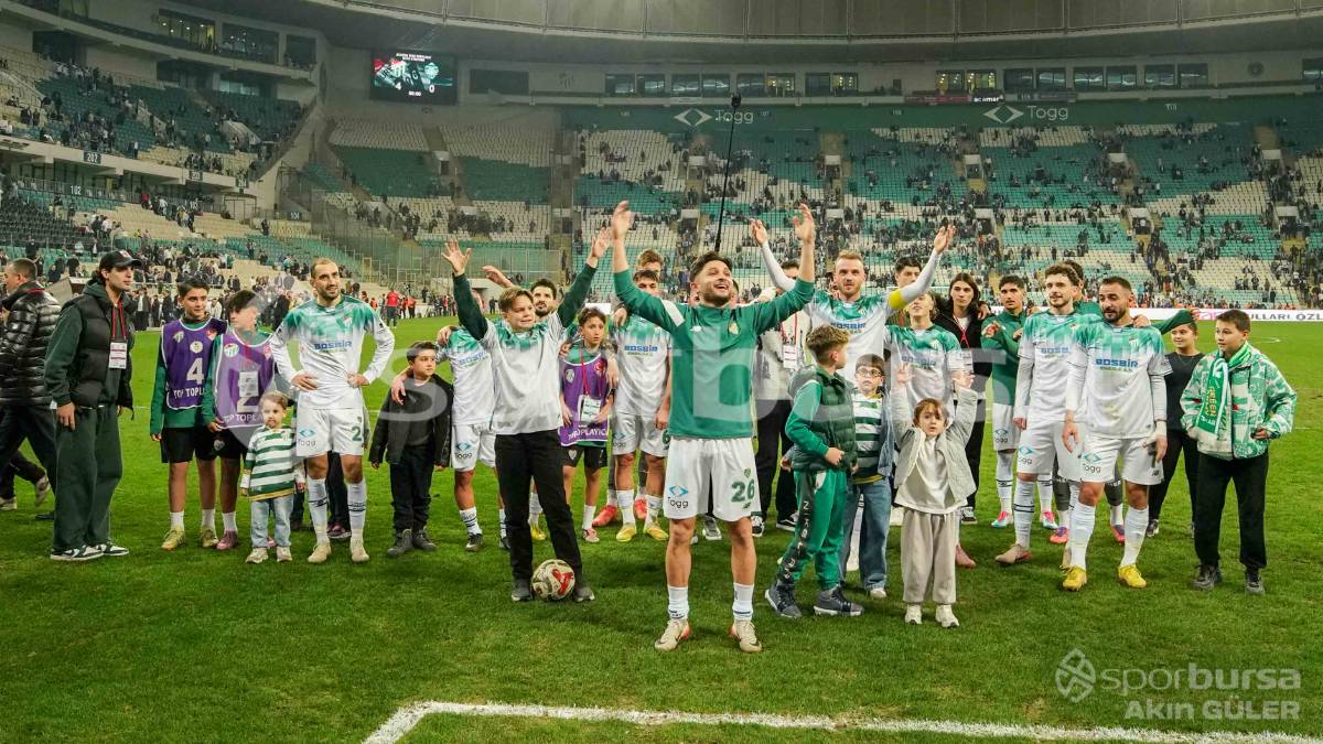 BURSASPOR - KIRKLARELİSPOR MAÇI FOTOĞRAFLARI