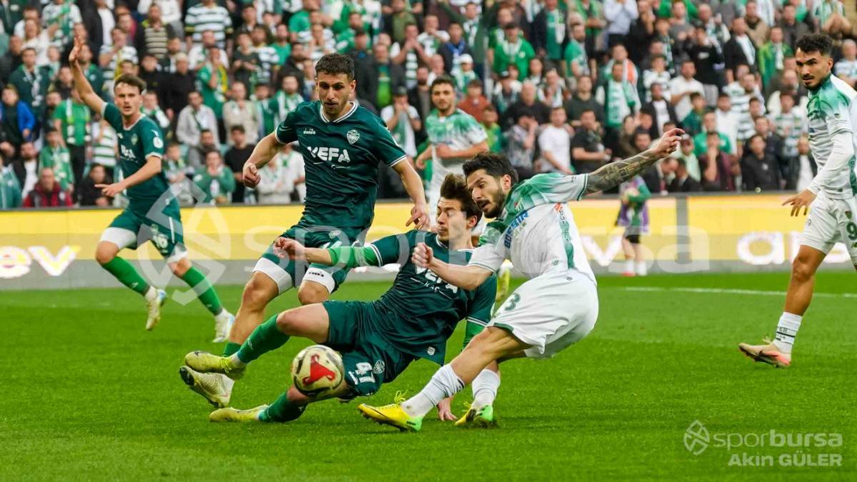 BURSASPOR - KIRKLARELİSPOR MAÇI FOTOĞRAFLARI
