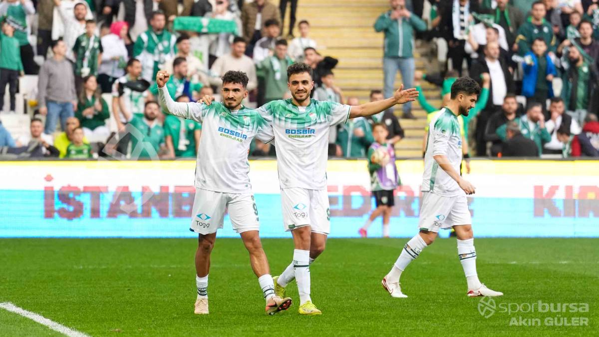 BURSASPOR - KIRKLARELİSPOR MAÇI FOTOĞRAFLARI