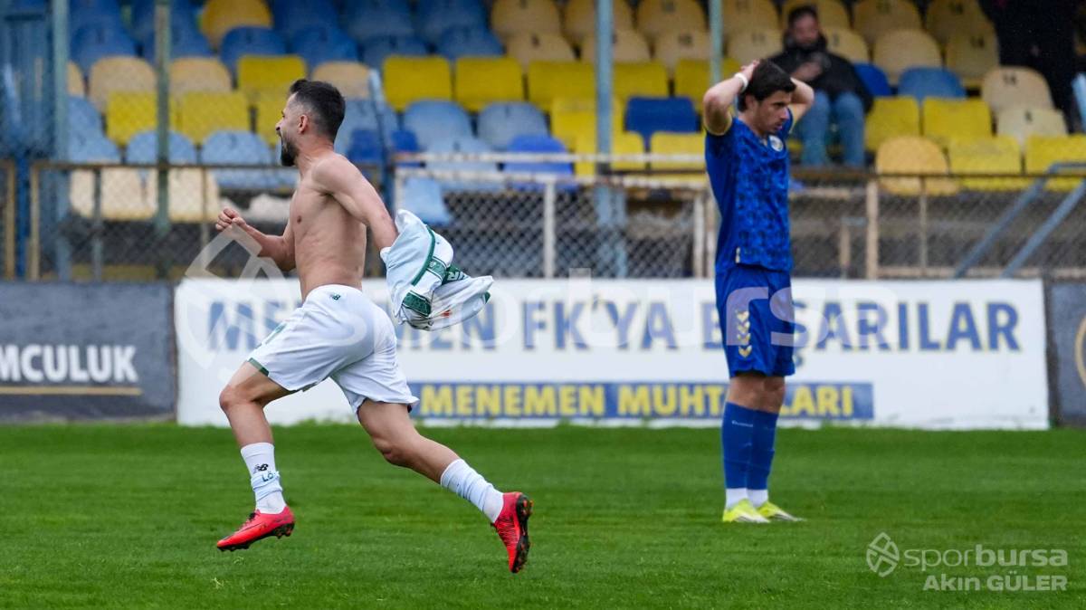 MENEMEN FK - BURSASPOR MAÇ FOTOĞRAFLARI