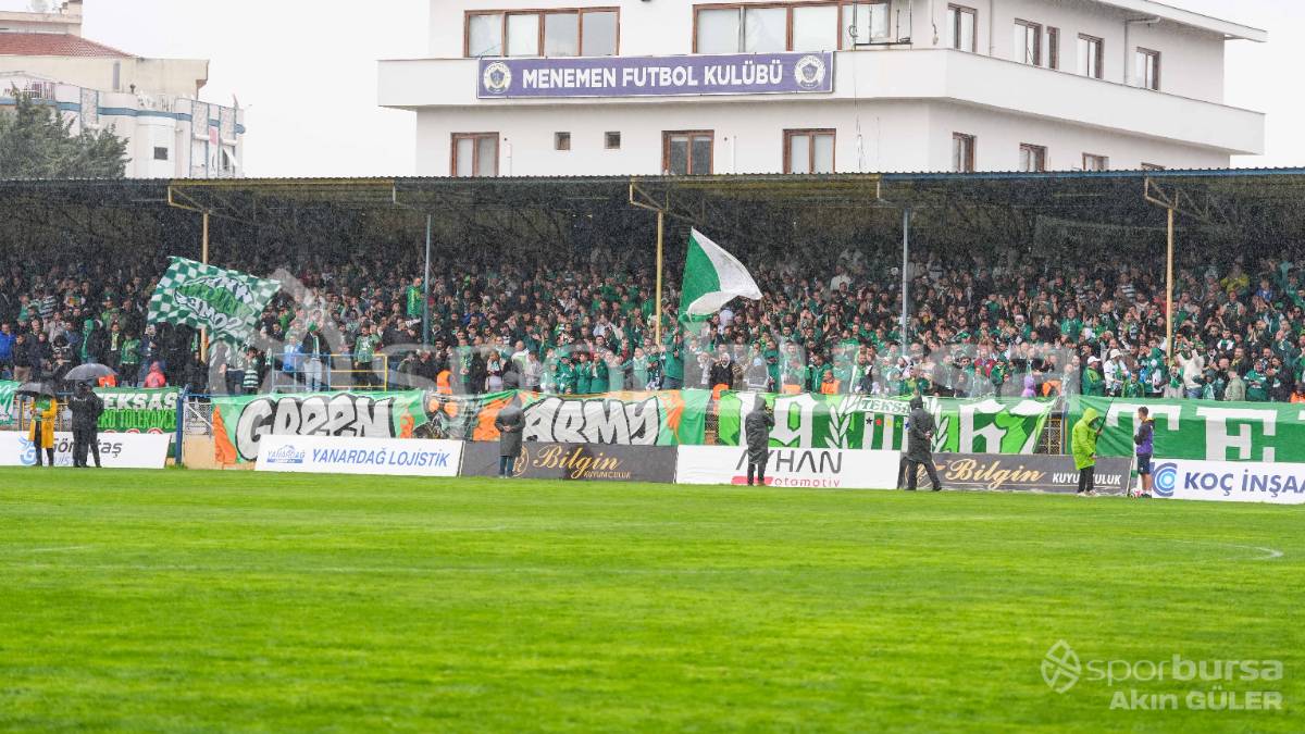 MENEMEN FK - BURSASPOR MAÇ FOTOĞRAFLARI