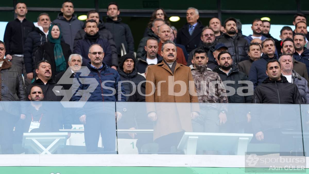 BURSASPOR - AKSARAY BELEDİYESPOR MAÇ FOTOĞRAFLARI