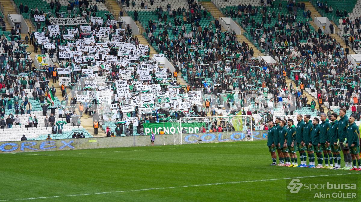 BURSASPOR - AKSARAY BELEDİYESPOR MAÇ FOTOĞRAFLARI