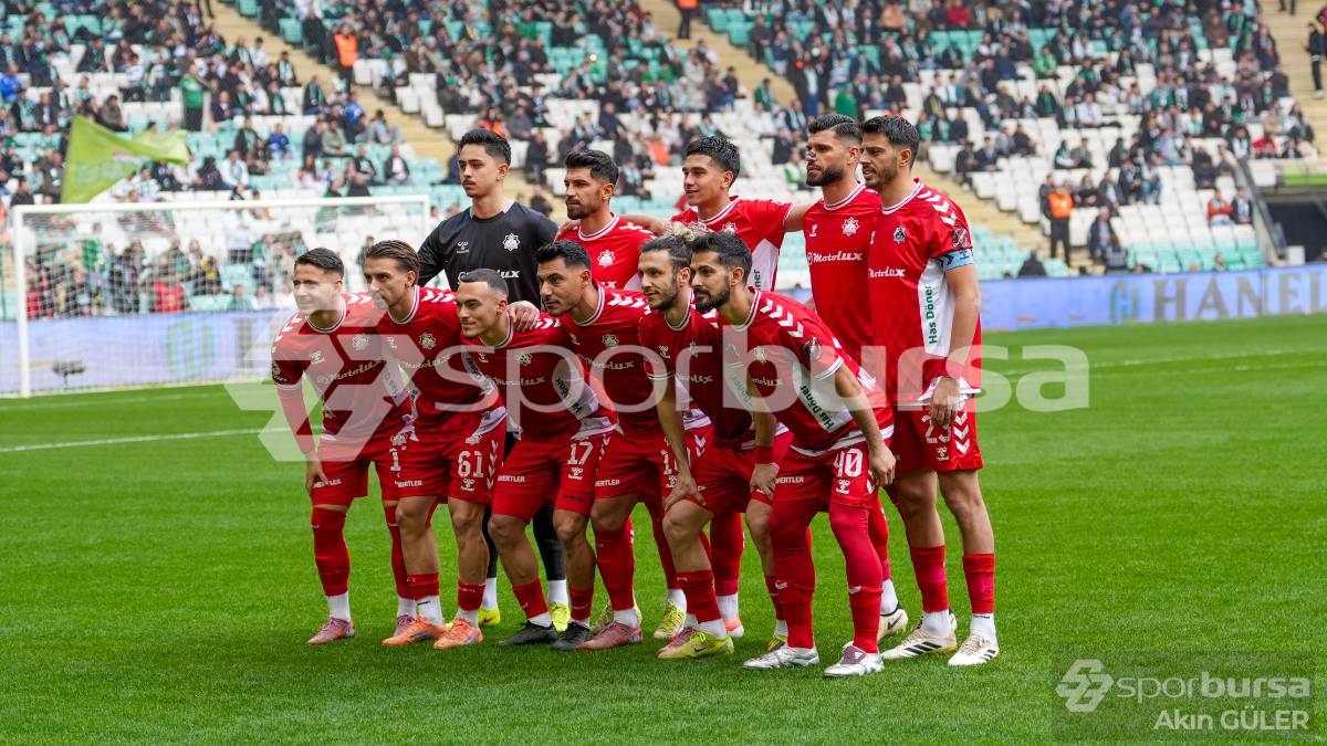 BURSASPOR - AKSARAY BELEDİYESPOR MAÇ FOTOĞRAFLARI