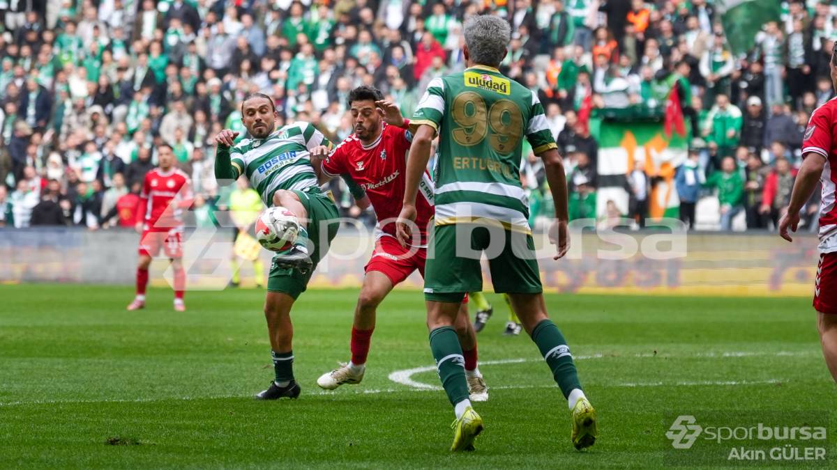 BURSASPOR - AKSARAY BELEDİYESPOR MAÇ FOTOĞRAFLARI