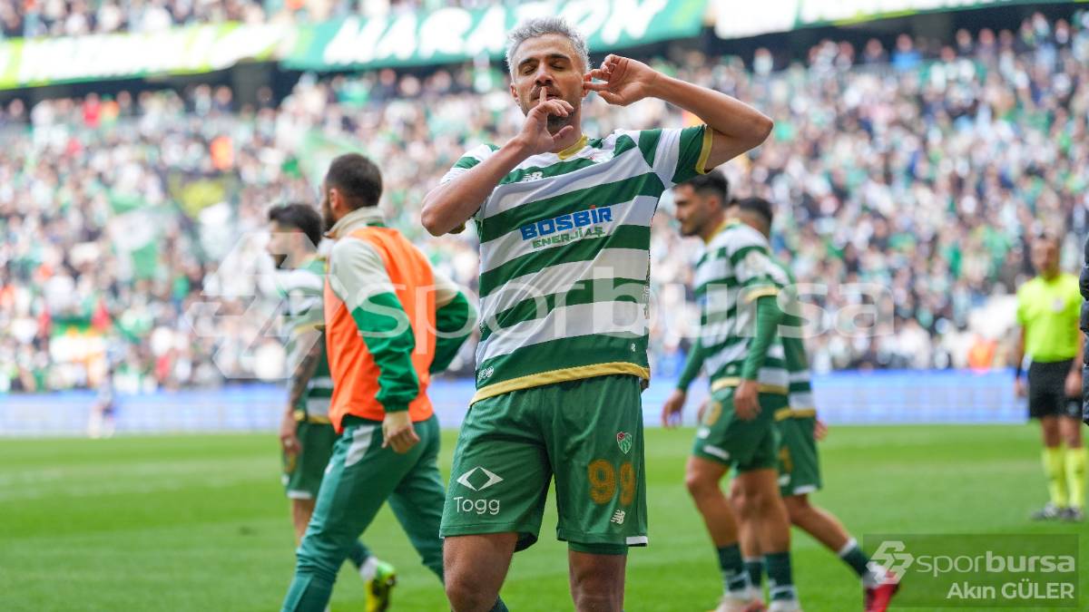 BURSASPOR - AKSARAY BELEDİYESPOR MAÇ FOTOĞRAFLARI