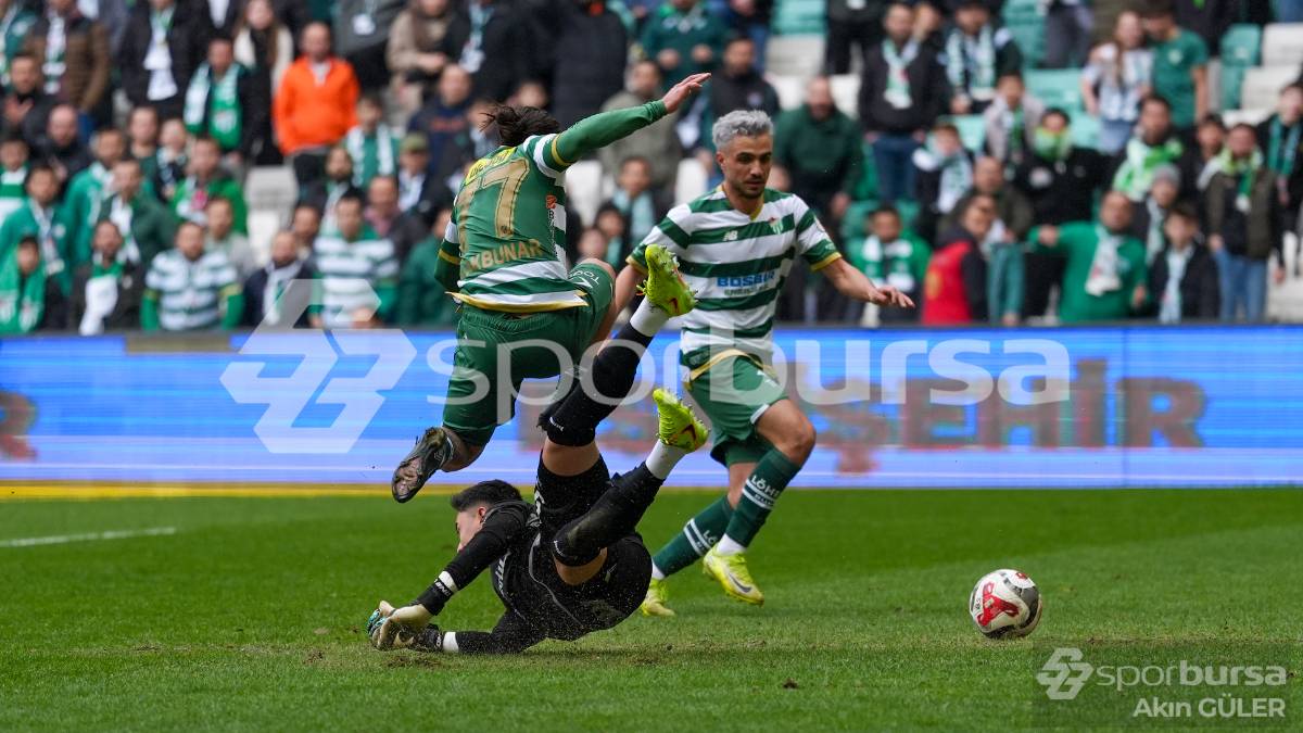 BURSASPOR - AKSARAY BELEDİYESPOR MAÇ FOTOĞRAFLARI