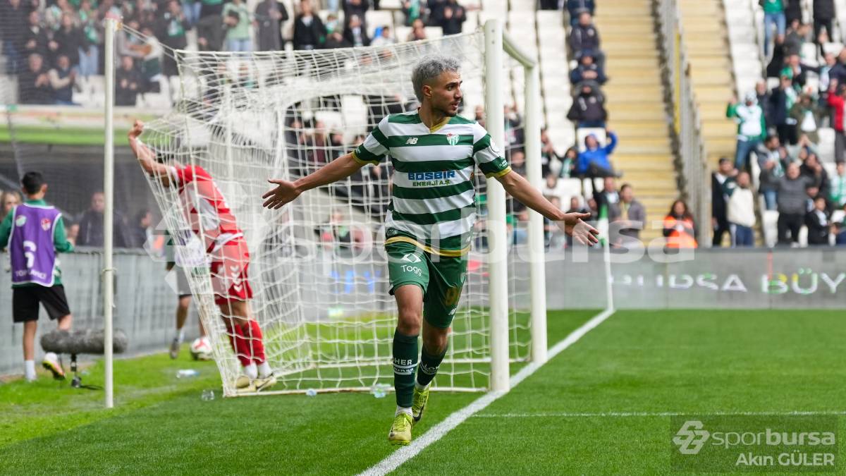 BURSASPOR - AKSARAY BELEDİYESPOR MAÇ FOTOĞRAFLARI