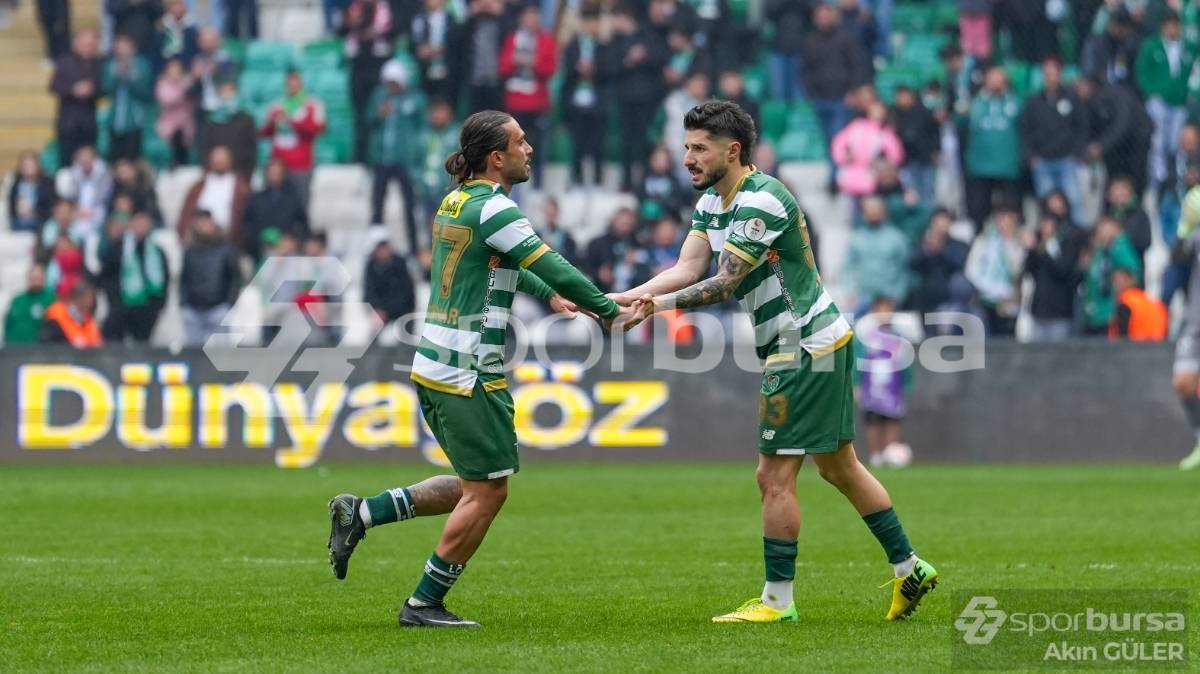 BURSASPOR - AKSARAY BELEDİYESPOR MAÇ FOTOĞRAFLARI