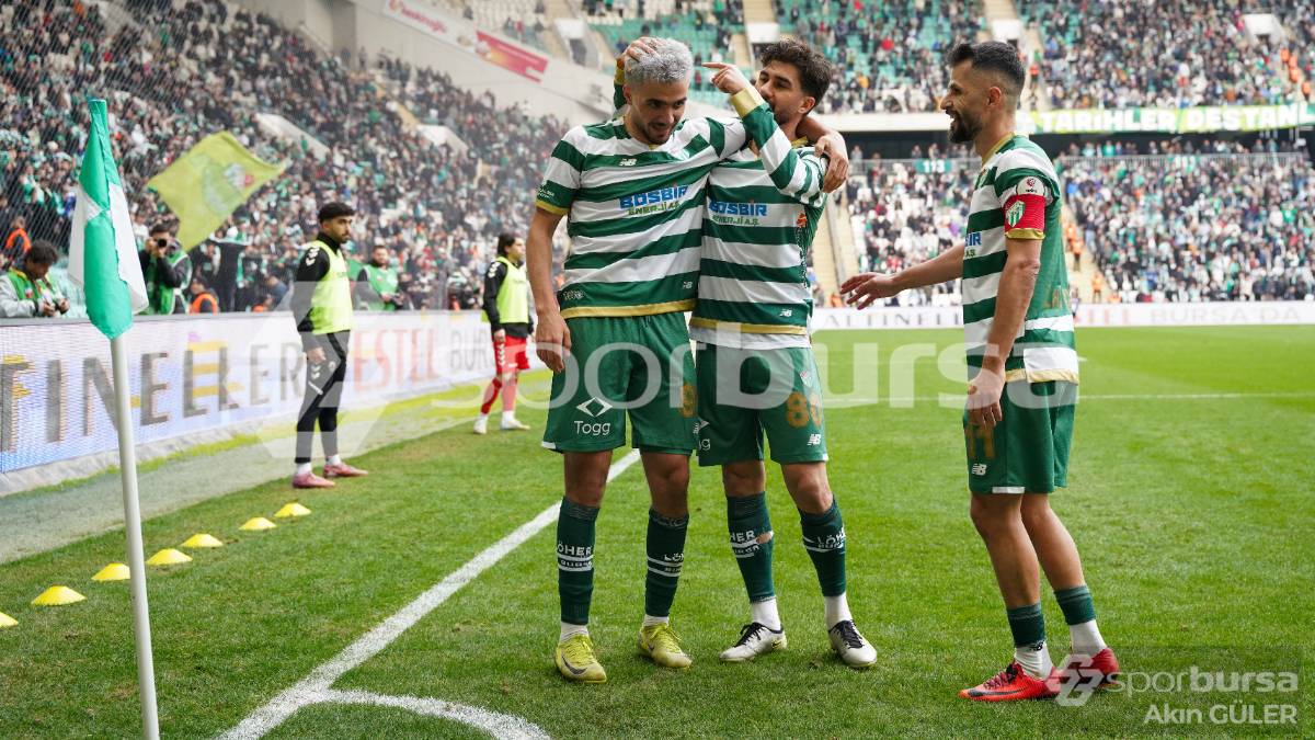 BURSASPOR - AKSARAY BELEDİYESPOR MAÇ FOTOĞRAFLARI