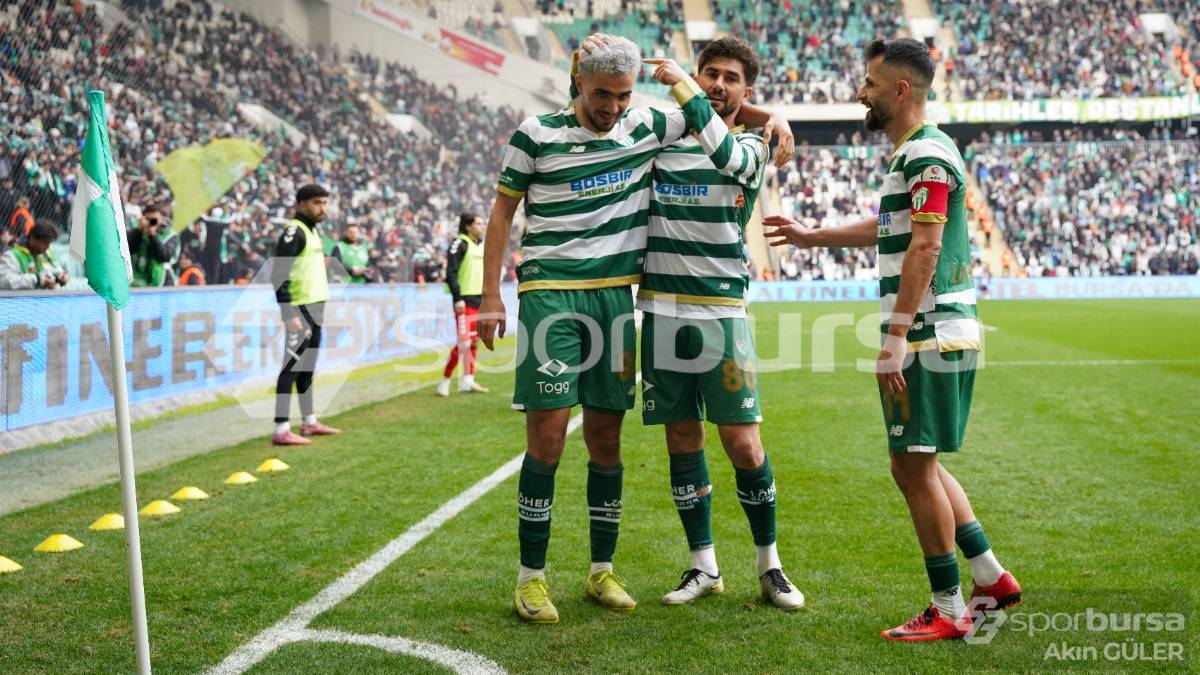 BURSASPOR - AKSARAY BELEDİYESPOR MAÇ FOTOĞRAFLARI