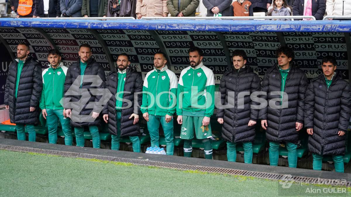 BURSASPOR - AKSARAY BELEDİYESPOR MAÇ FOTOĞRAFLARI