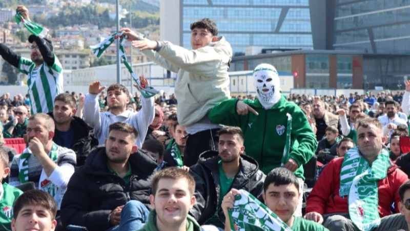Bursaspor’un maç heyecanı Nilüfer’de yaşanacak