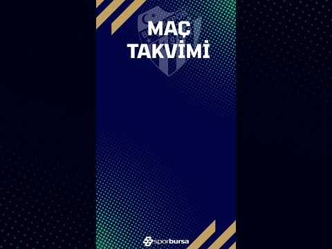 İşte Bursaspor'un 5 haftalık maç programı ve saatleri! #sporbursa #bursaspor