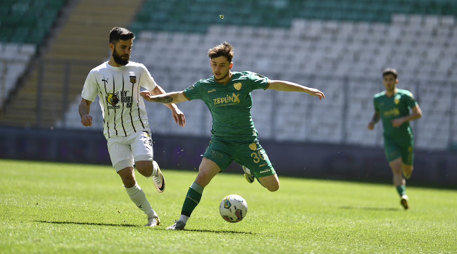 Bursaspor maçında sinirler gerildi!