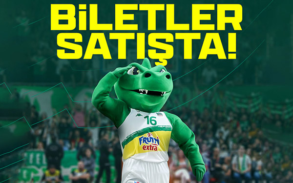 Frutti Extra Bursaspor – Pınar Karşıyaka biletleri satışta