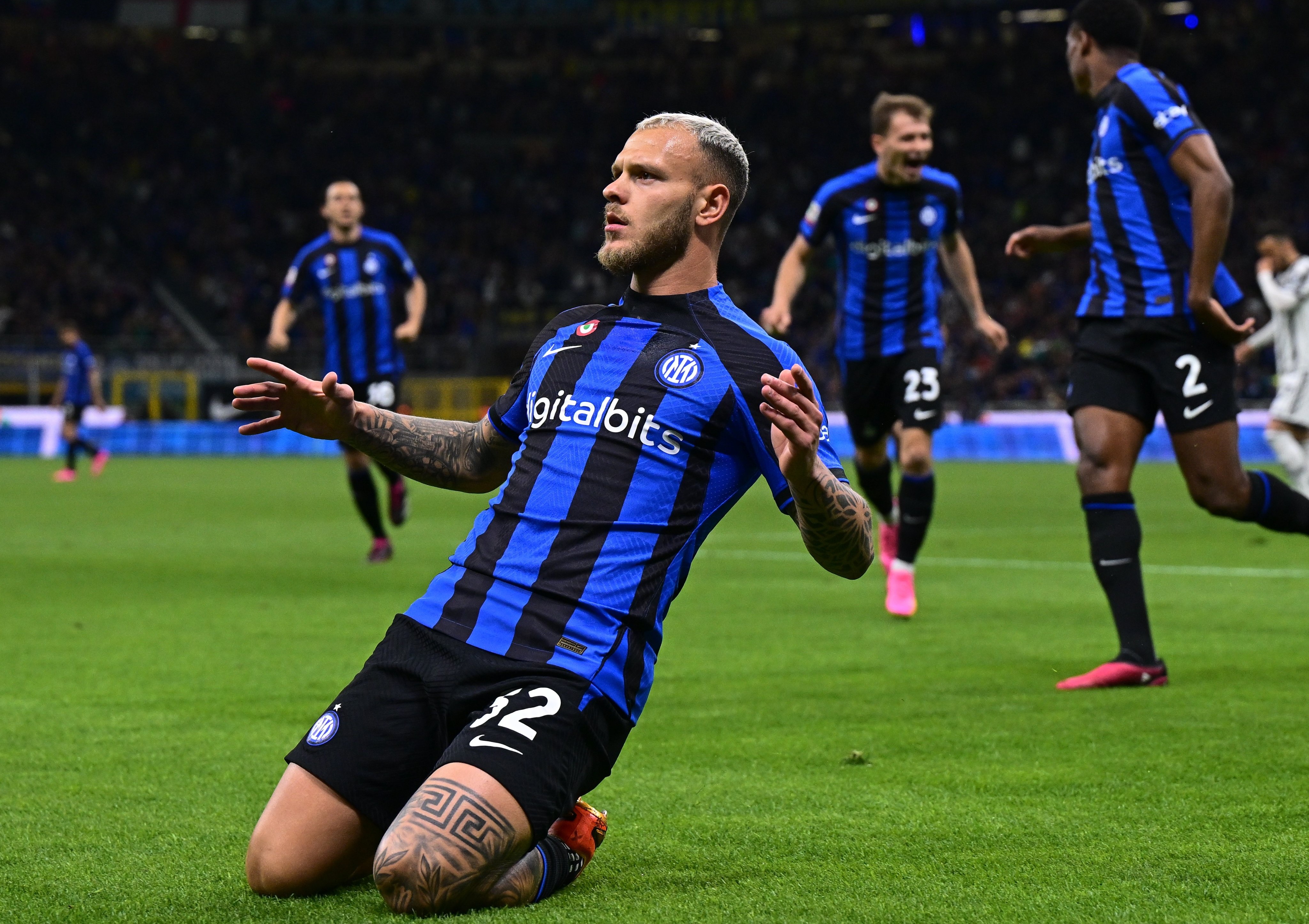 Inter tek golle finalde