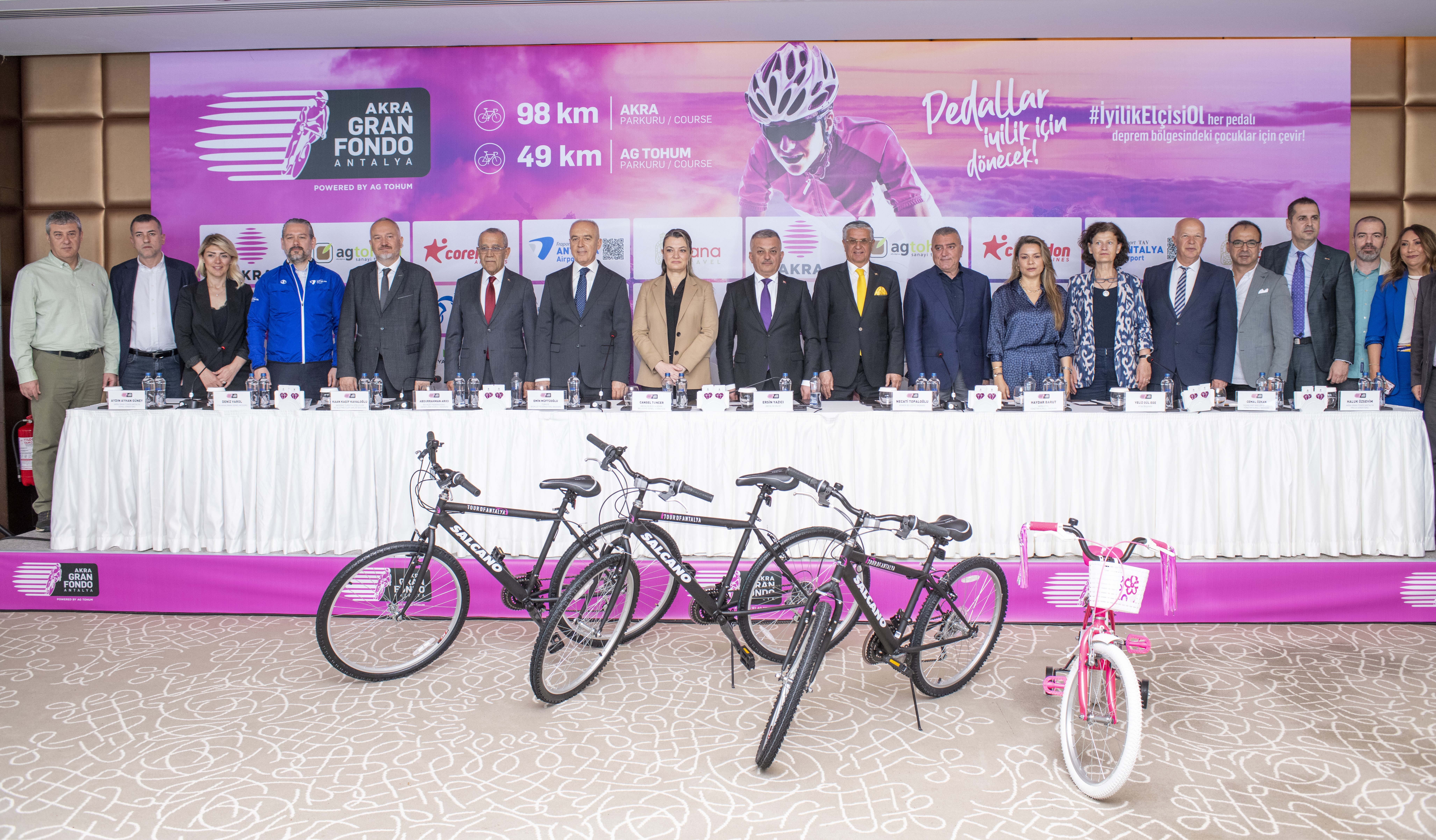 Pedallar iyilik için dönecek