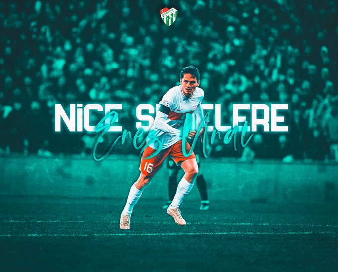 Bursaspor'dan Enes Ünal'a kutlama