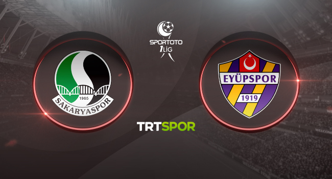 Sakaryaspor-Eyüpspor maçı TRT SPOR'da