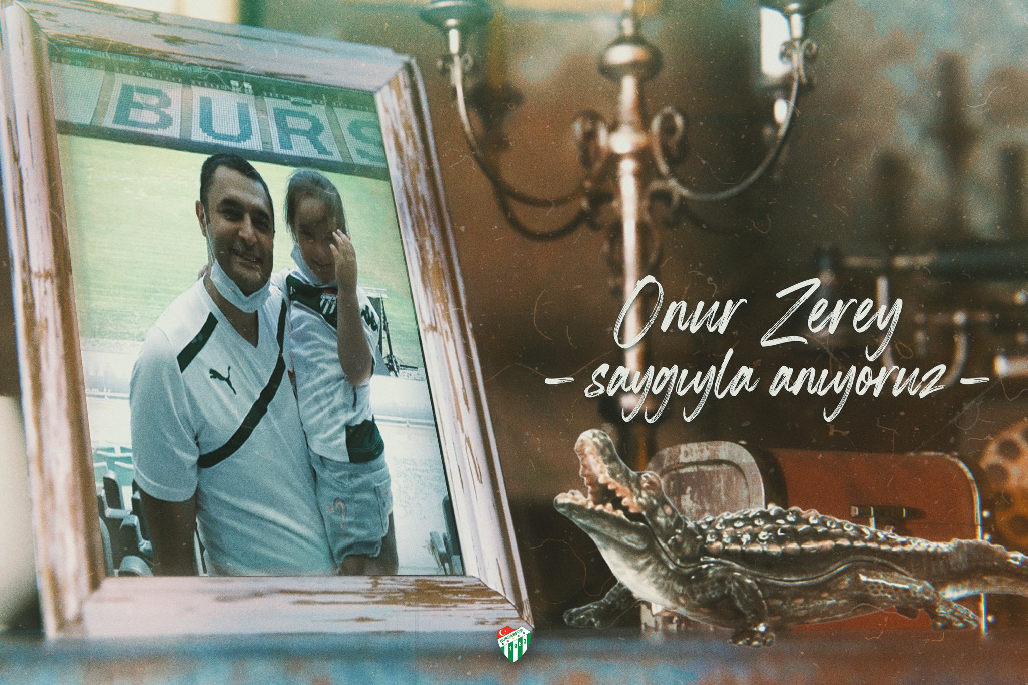 Bursaspor, Onur Zerey'i unutmadı