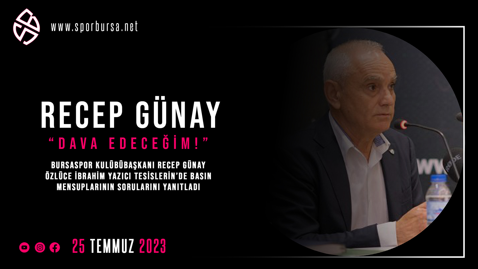 Recep Günay: Dava açacağım!