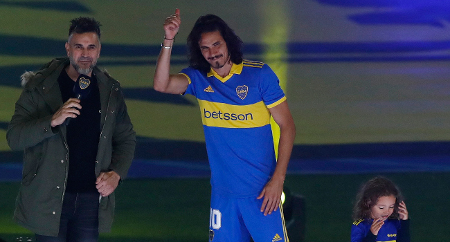 Cavani Boca Juniors'ta