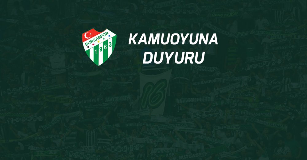 Bursaspor Kulübü: Kongre kararı almadık!