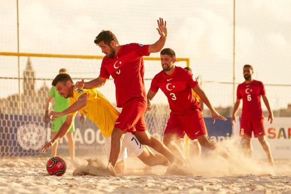 Plaj Futbolunda 4-3 mağlubuz!