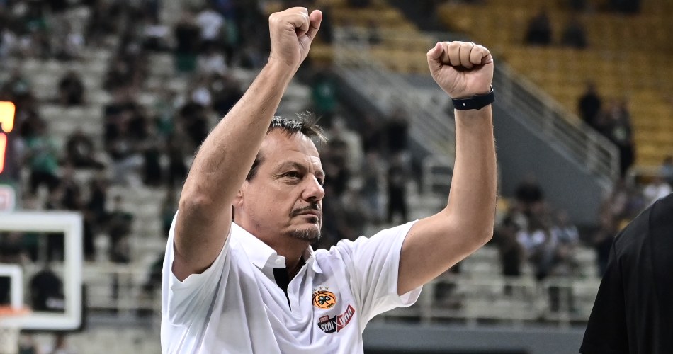 Panathinaikos’un yıldızlarından Ergin Ataman taklidi