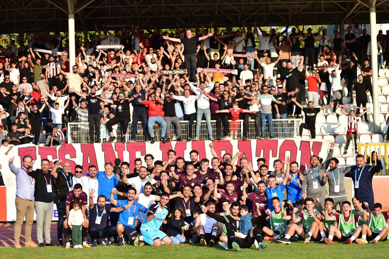 İnegölspor ilk galibiyetinin keyfini sürüyor